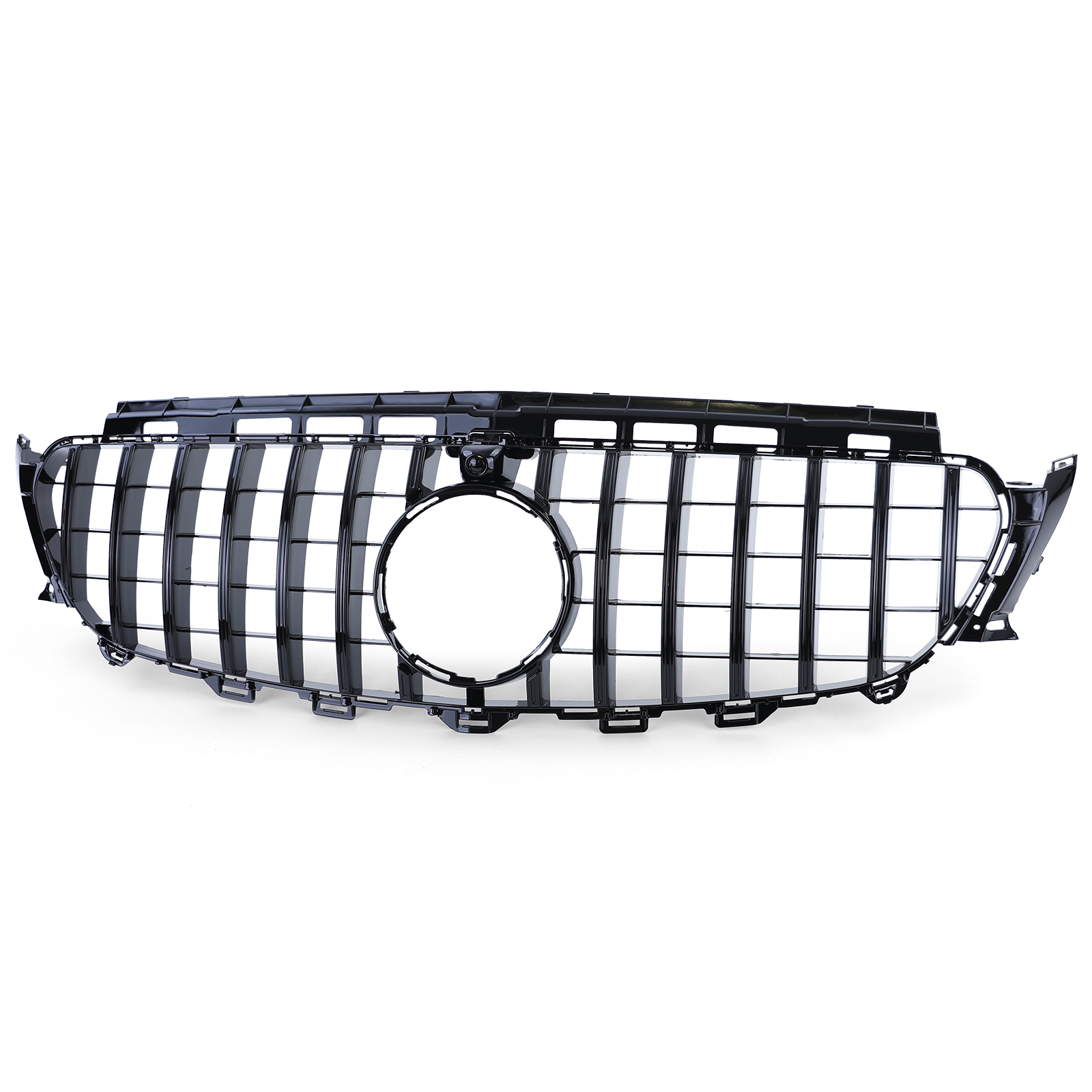 Grill passend voor Mercedes Benz E-Class W213 S213 C238 (2016+) Zwart met 360 Camera