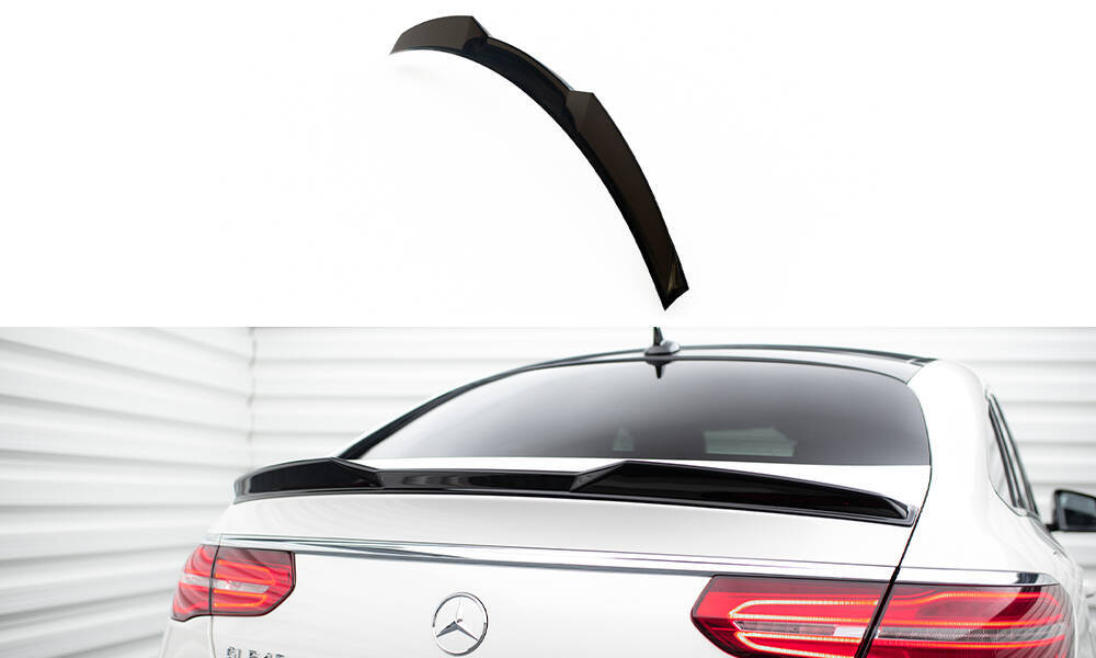 Spoiler passend voor Mercedes GLE Coupe C292 Maxton Glans Zwart