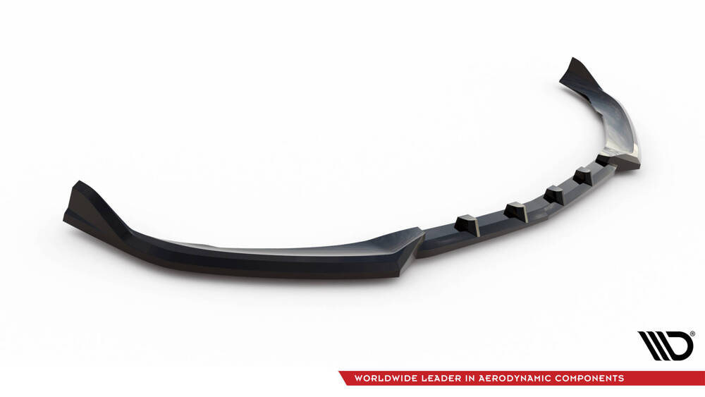 Voorspoiler Mercedes C63 AMG W205 Maxton Glans Zwart