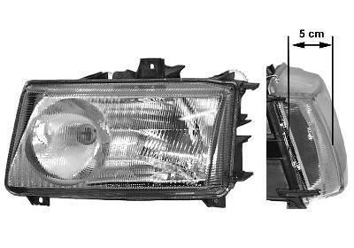 koplamp, Valeo, H1+H1, links, 07/1996-Seat Ibiza/Cordoba, 1993-1