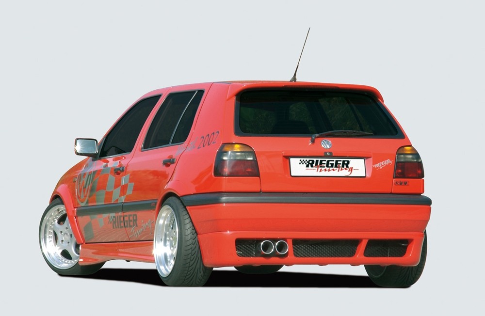 Achterbumper Diffuser passend voor VW Golf III Rieger