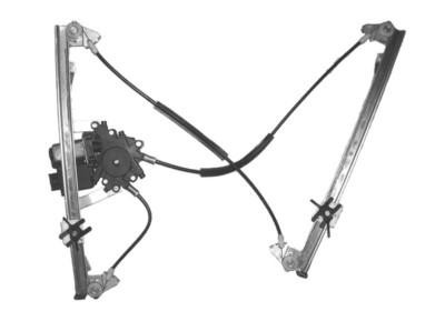 raammechanisme, 4/5 drs, incl motor, voor, links Renault Laguna,