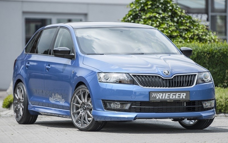 Voorspoiler Rieger Skoda Rapid NH