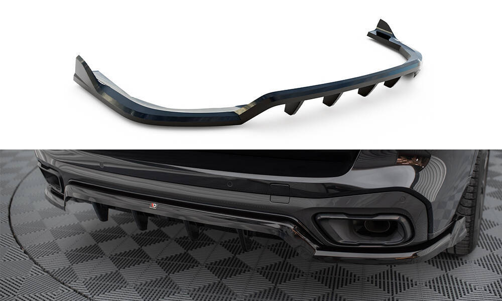 Diffuser passend voor BMW X5 G05 M-Pack Glanzend Zwart
