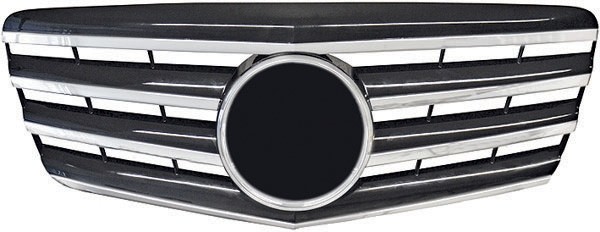 Grill passend voor Mercedes W211 06-09 chrome/black