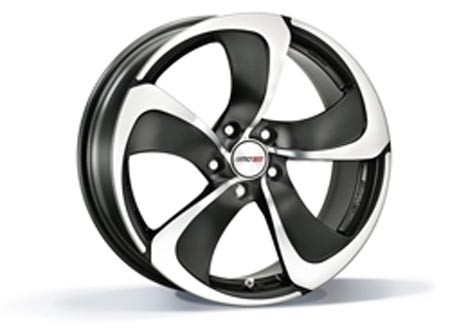 Motec Stream Black Matt Polish 8,5x18 5x120 ET35 Velgen