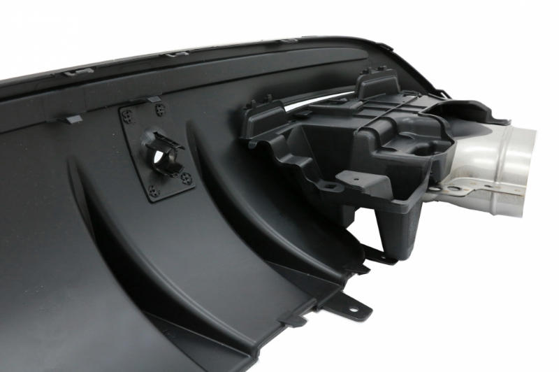 Achterbumper Diffuser passend voor Mercedes W205 C-Klasse C43 Design Night Package