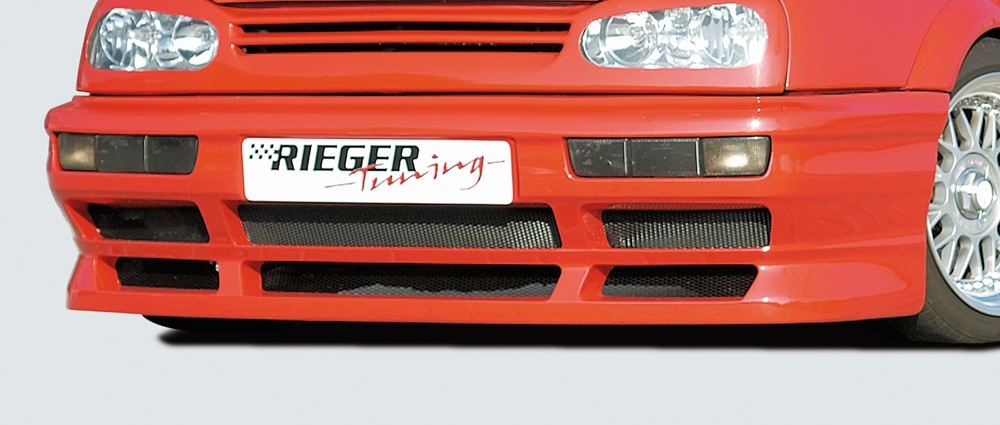 Voorbumper passend voor VW Golf III Polyester Rieger