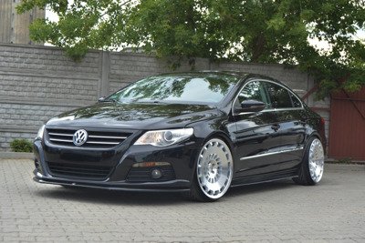 Zijskirts passend voor VW Passat CC Glans Zwart