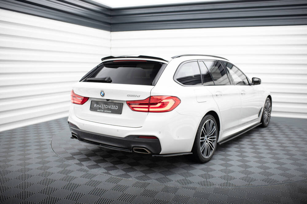 Achterklep Spoiler passend voor BMW G31 M-Pakket Glossy Black Maxton