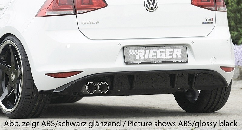 Achterbumper Diffuser Rieger VW Golf VII