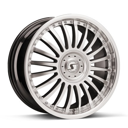 Velgen Schmidt CF-Line-1-dlg-Highglosszilver 9.5x20 5x120 ET15