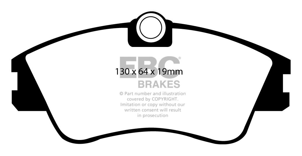 EBC Brakes VW Caravelle 2.0 95-96 Remblokken voorzijde