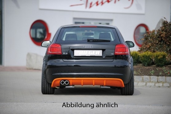 Achterbumper Diffusor Audi A3 8P ABS 08-
