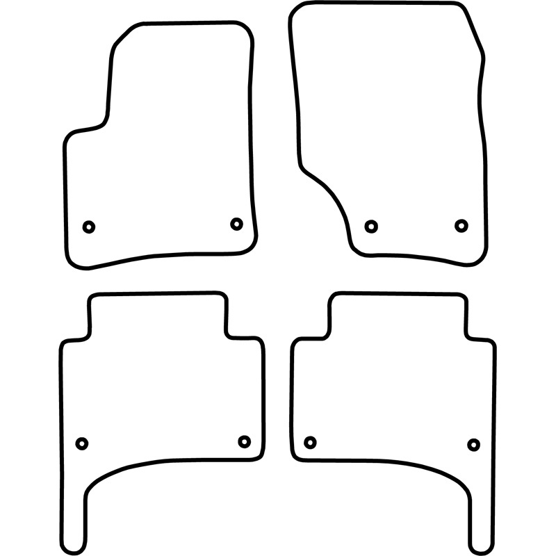 Automatten  Volkswagen Touareg 2010-2018