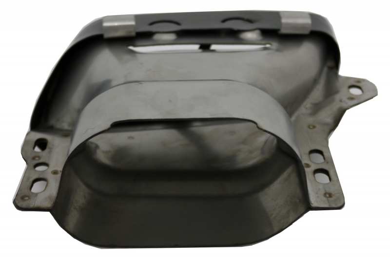 Diffuser passend voor Mercedes CLA W117 X117 Shooting Brake (2013-2018) Facelift CLA45 Look Zwart