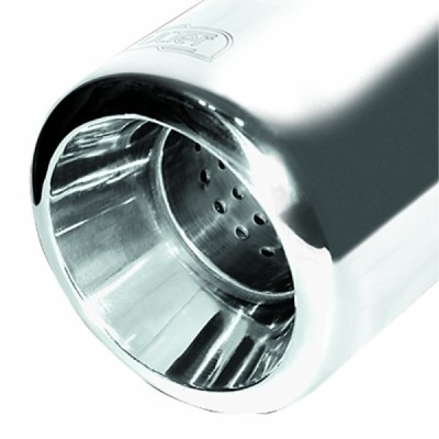 Einddemper BMW 3-serie e30 1987-1991 RVS eindstuk 100mm rond ult