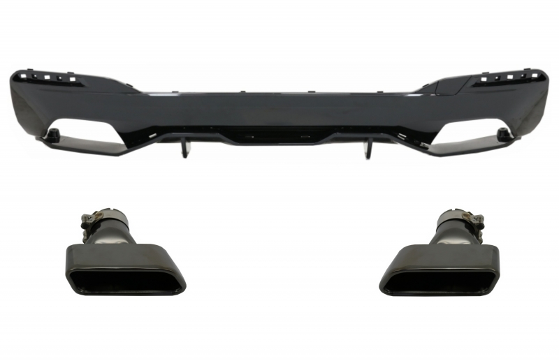 Diffuser met Sierstukken BMW G30/G31 Glossy black 17-