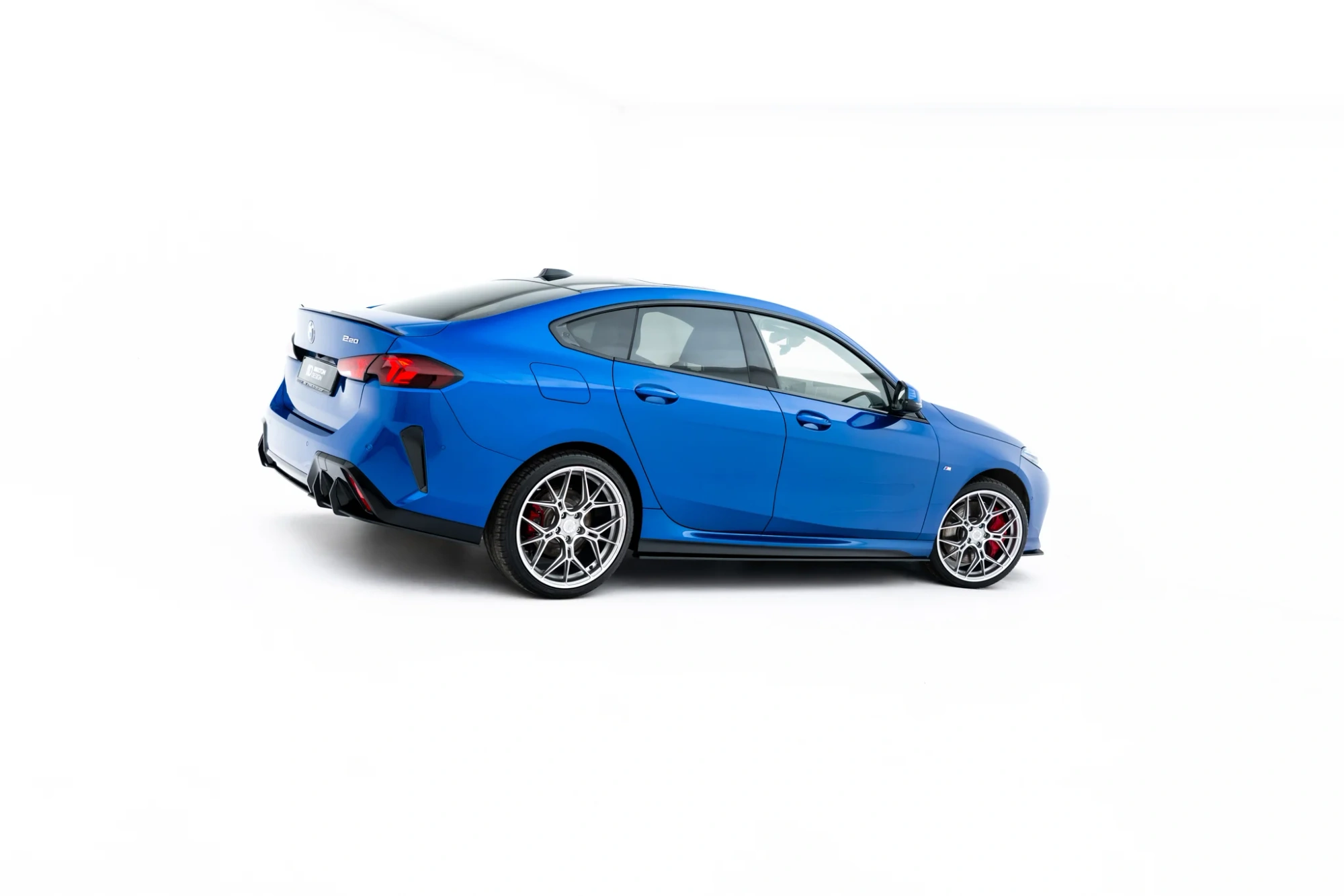 Street Pro Zijskirts BMW M135i F70 / BMW M235i F74 Maxton Glanzend zwart