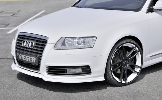 Voorspoiler passend voor Audi A6 4F facelift Rieger ABS