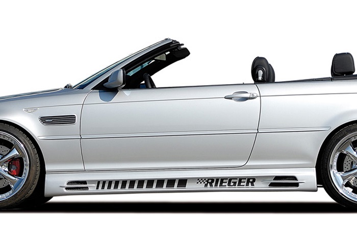 Zijskirts passend voor BMW E46 coupe/cabrio/sedan Rieger