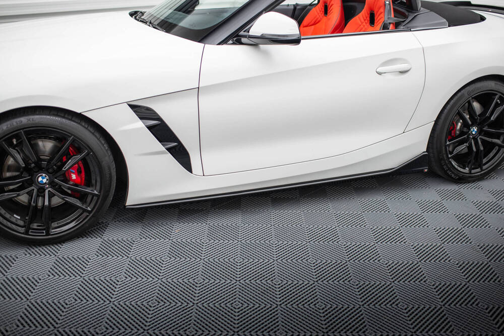 Zijskirts passend voor BMW Z4 M40i / M Pakket G29 Glans Zwart