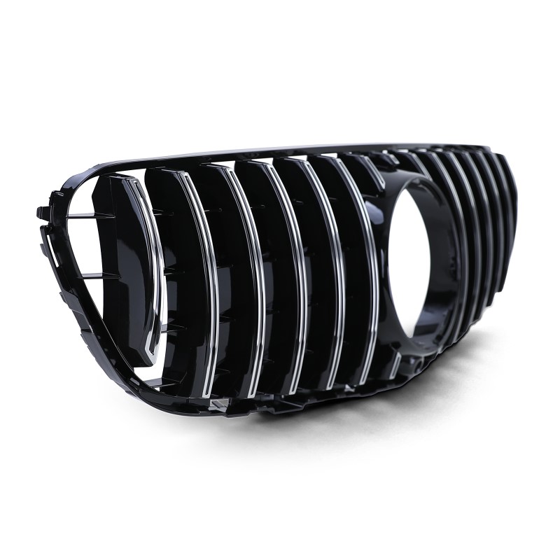 Grill passend voor Mercedes GLC X253 C253 (2015-2018) GT R Look Chroom