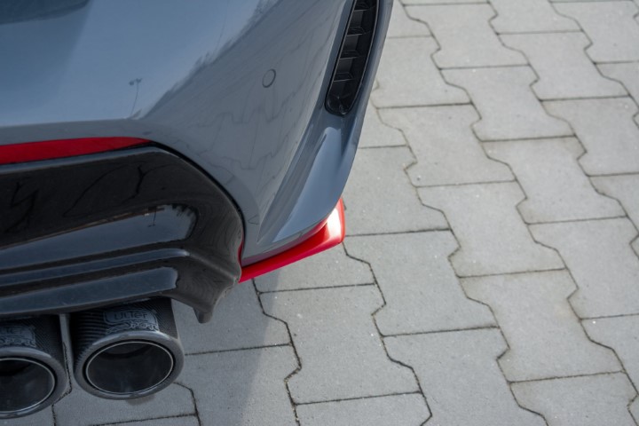 Achter Diffusers zijkanten BMW 1 Serie F40 M-Pack/ M135i Glans Rood V2