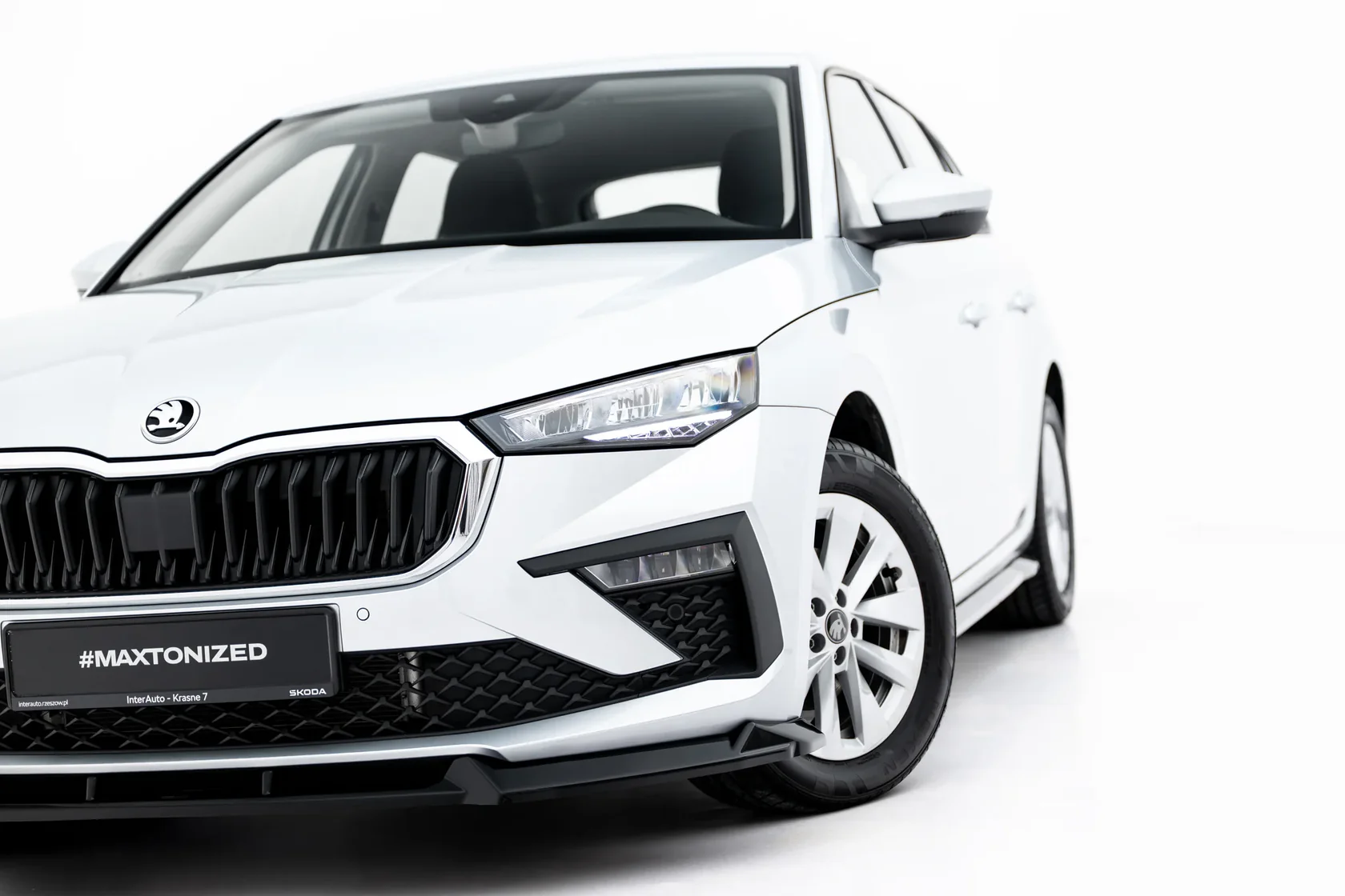 Voorspoiler passend voor Skoda Scala Mk1 Facelift