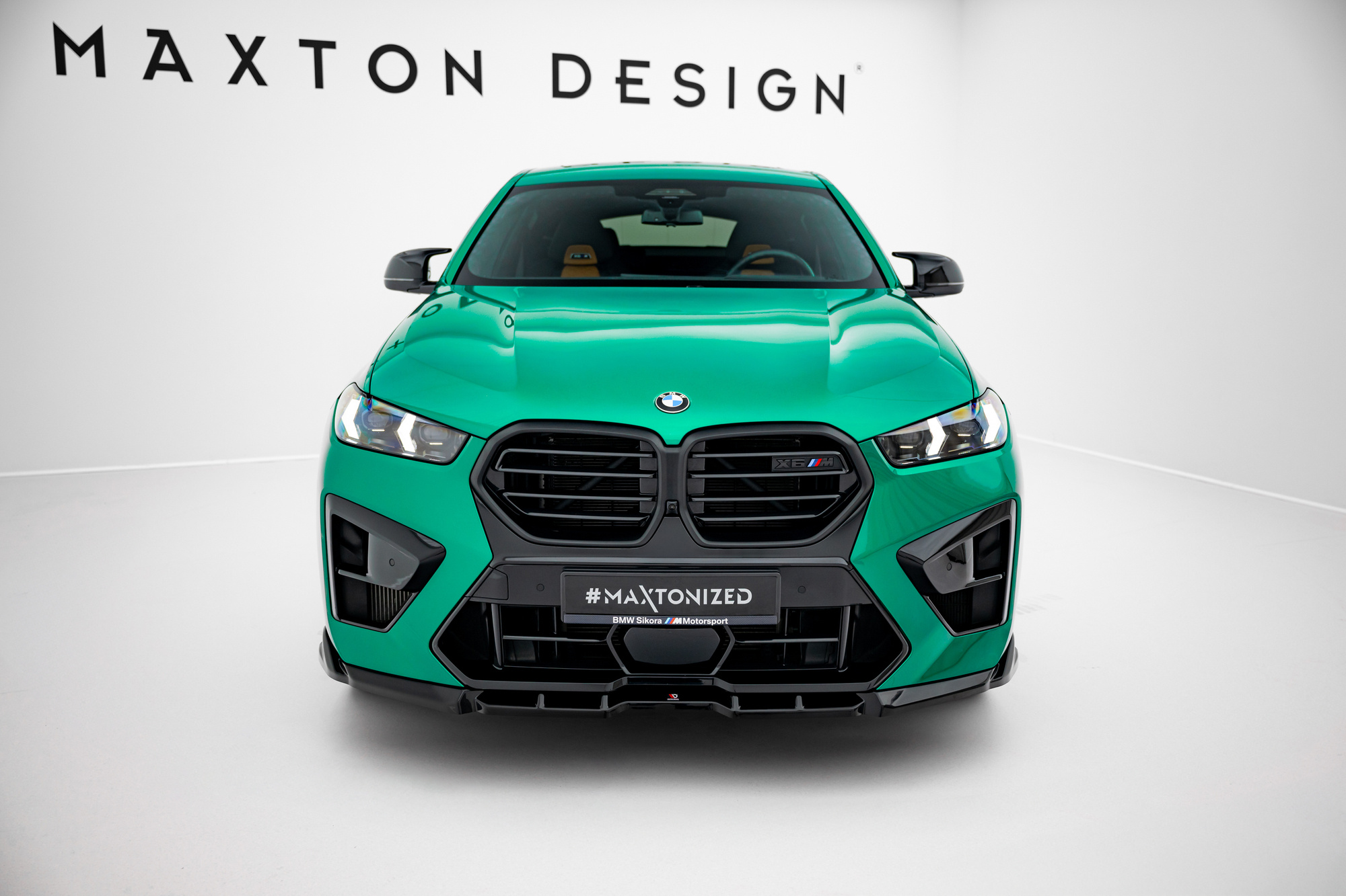 Bodykit passend voor BMW X6 M F96 Facelift Maxton Glanzend zwart