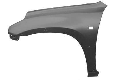 spatbord, met gaten voor verbreders, links Toyota RAV4, 2000-200