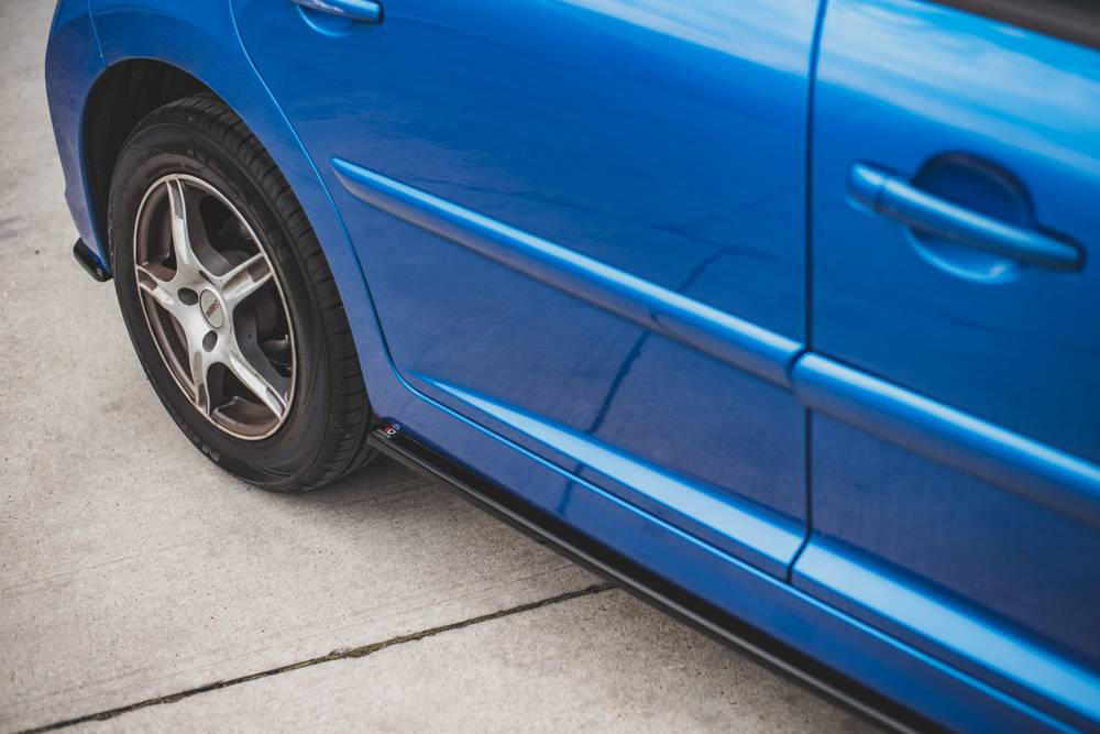 Zijskits Peugeot 207 Sport 06-09 Glans Zwart