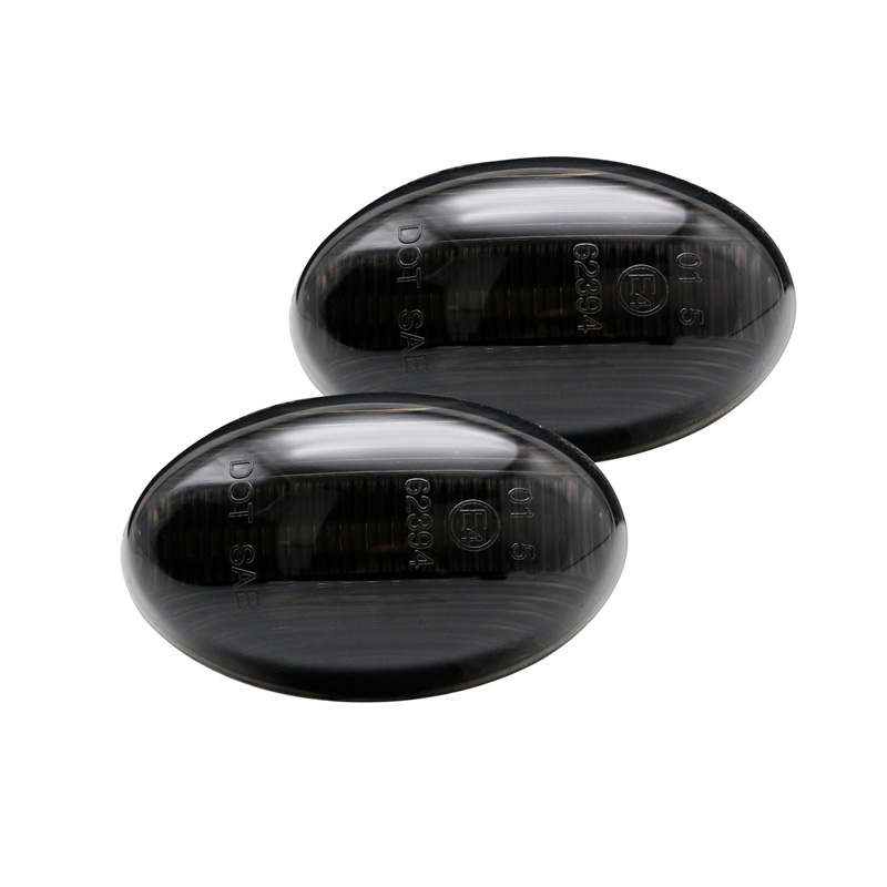 Zijknipperlichten Mercedes A-Klasse W168 / Vito W639 / Vito W447 / Citan W415 - LED Rookgrijs- incl. Dynamic Running Light