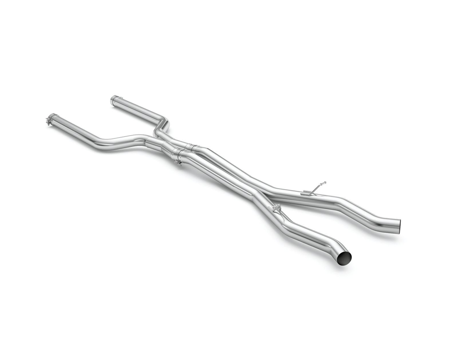 Non-resonated Center Pipe With X-pipe  BMW M 5 Series Sedan
