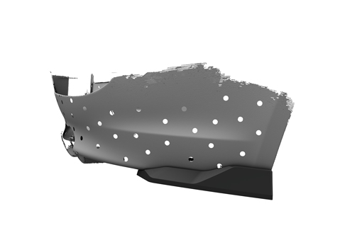 Diffuser passend voor BMW 6 Serie E63 / E64 Coupé en Cabriolet