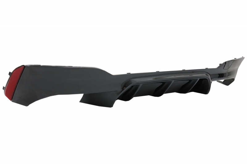 Diffuser passend voor BMW G30 M5 Design 17- Glans zwart