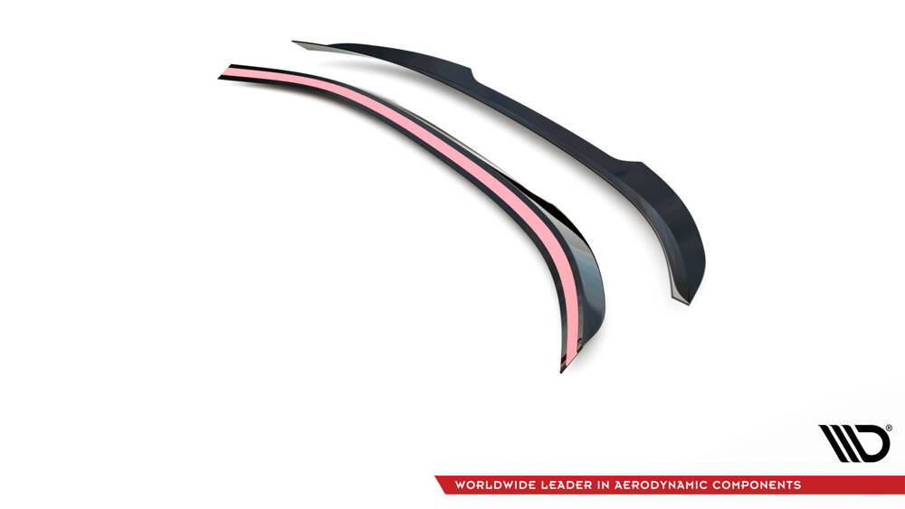 Spoiler Cap Hyundai i30 MK3 FL Fastback Glanzend Zwart Maxton