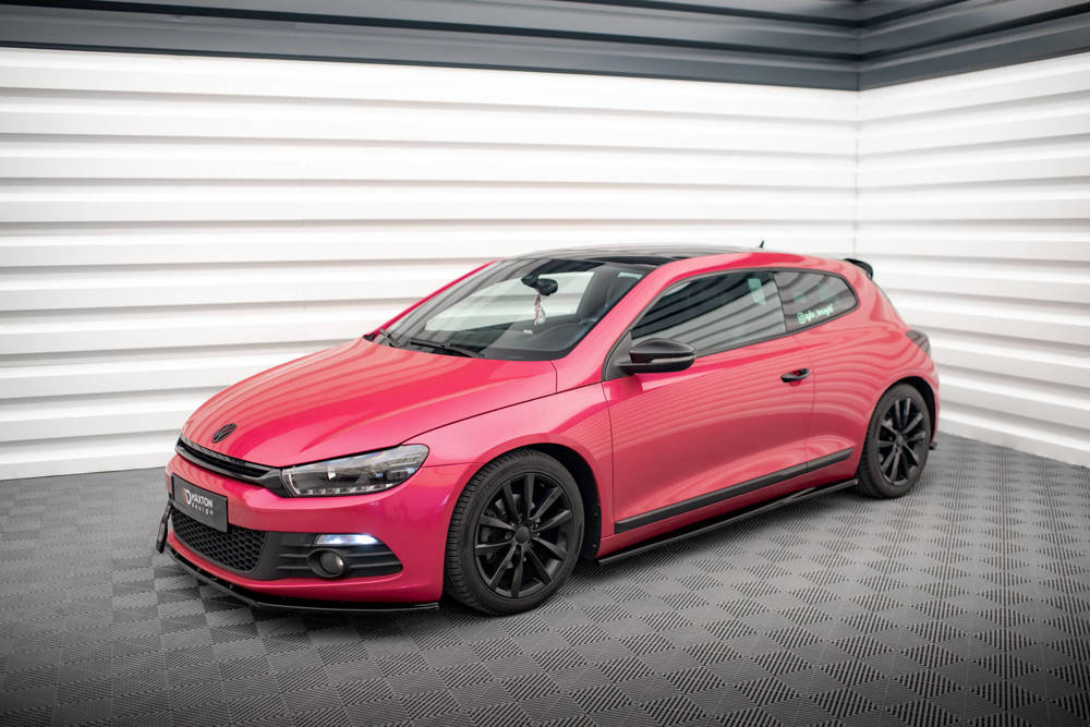 Zijskirts passend voor Volkswagen Scirocco Maxton Glans Zwart