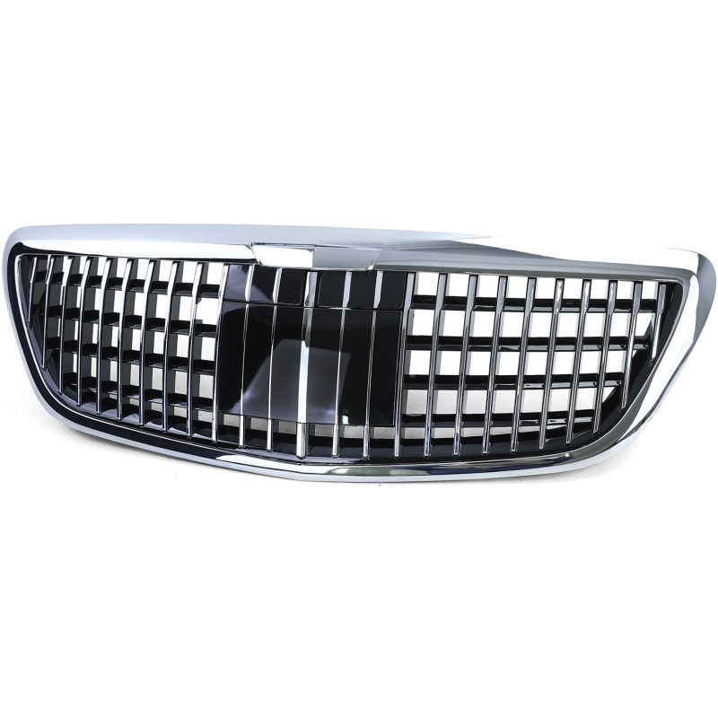 Grill passend voor Mercedes W222 Vertical Design Chroom