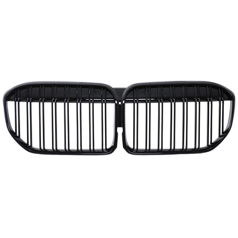 Grill passend voor BMW 7 serie G11 G12 19-21 Double Slate Glans Zwart