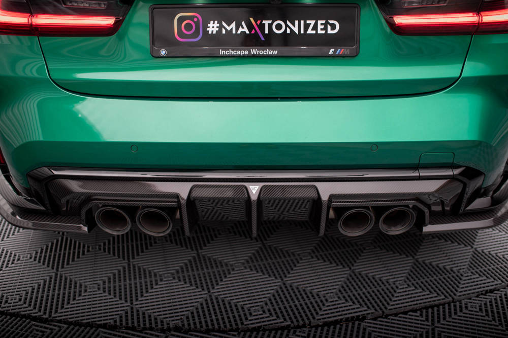 Diffuser passend voor BMW M4 G82 / M3 G80 / G81 Maxton Carbon