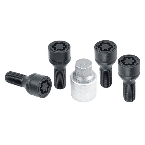 Wielsloten M12x1.50x40 KE-60 SW17 (BVN140) zwart