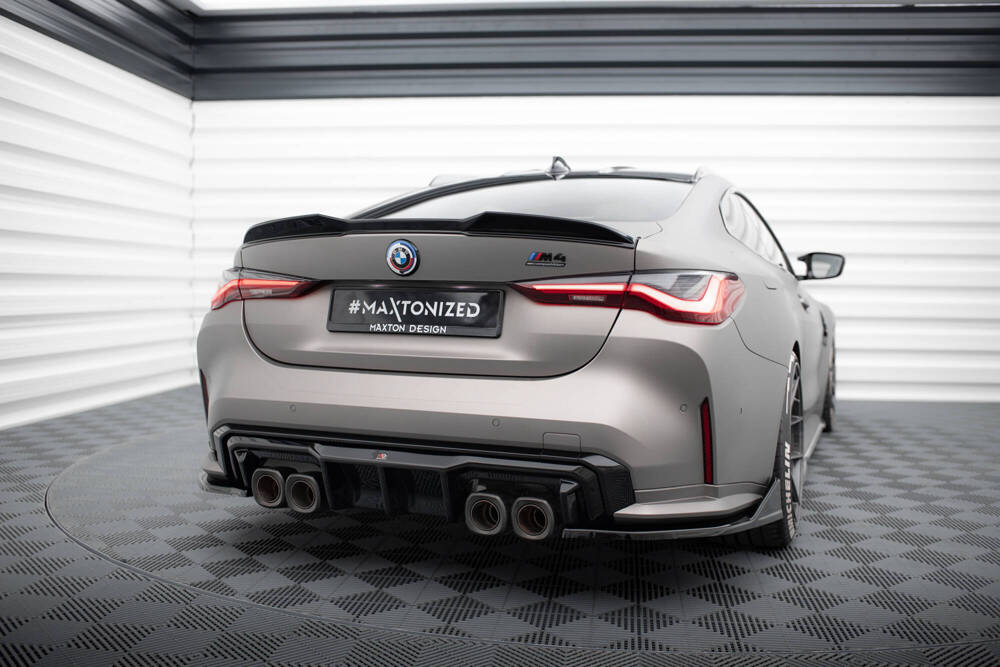 Spoiler passend voor BMW M4 G82 Maxton Glans Zwart