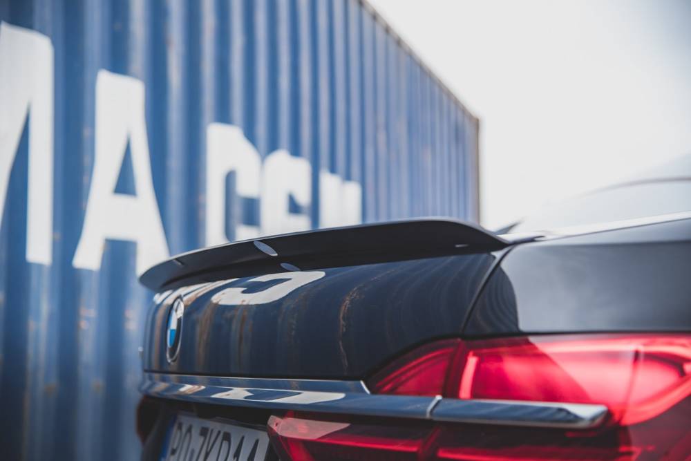 Spoiler passend voor BMW 7-Serie G11 M Pakket Maxton Glans Zwart