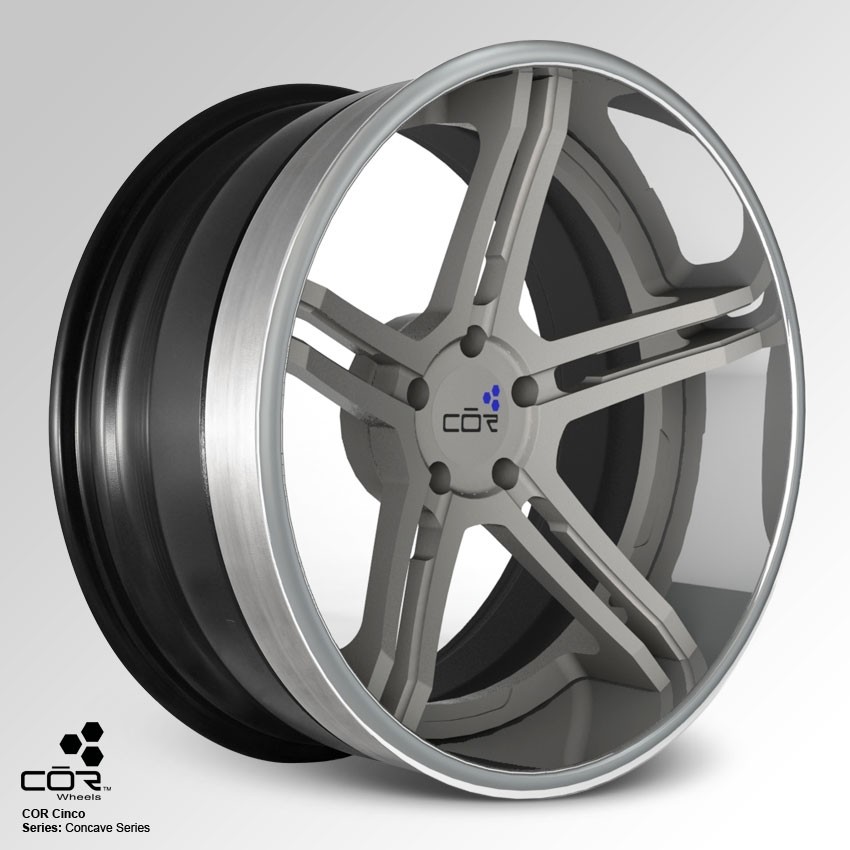 COR WHEELS Cinco Super Concave 19x11.0J 5x130