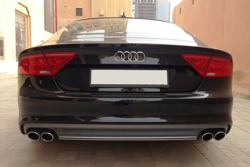 Diffuser passend voor Audi A7 S7 Look incl. Sierstukken