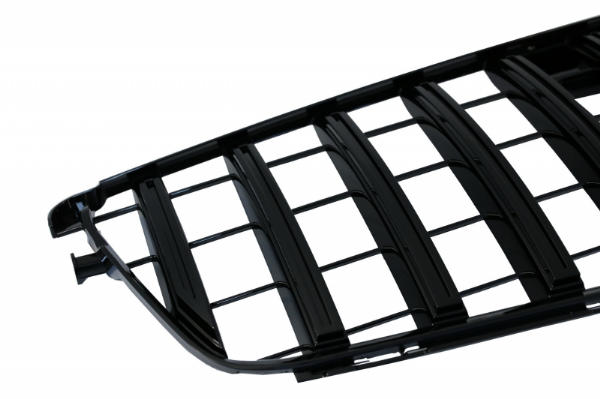 Grill passend voor Mercedes C-klasse W204 S204 GT Look Panamericanan Glans Zwart