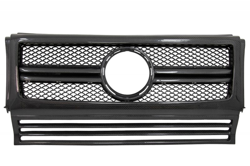 Grill passend voor Mercedes W463 G-Klasse 90-14 G65 A-Design CARBON