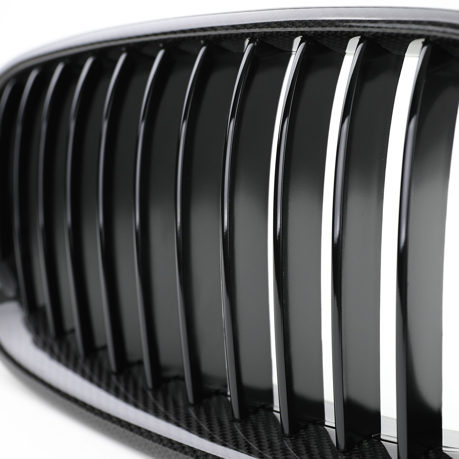 Grill Nieren passend voor BMW F10/F11 Carbon - Zwart 10-17