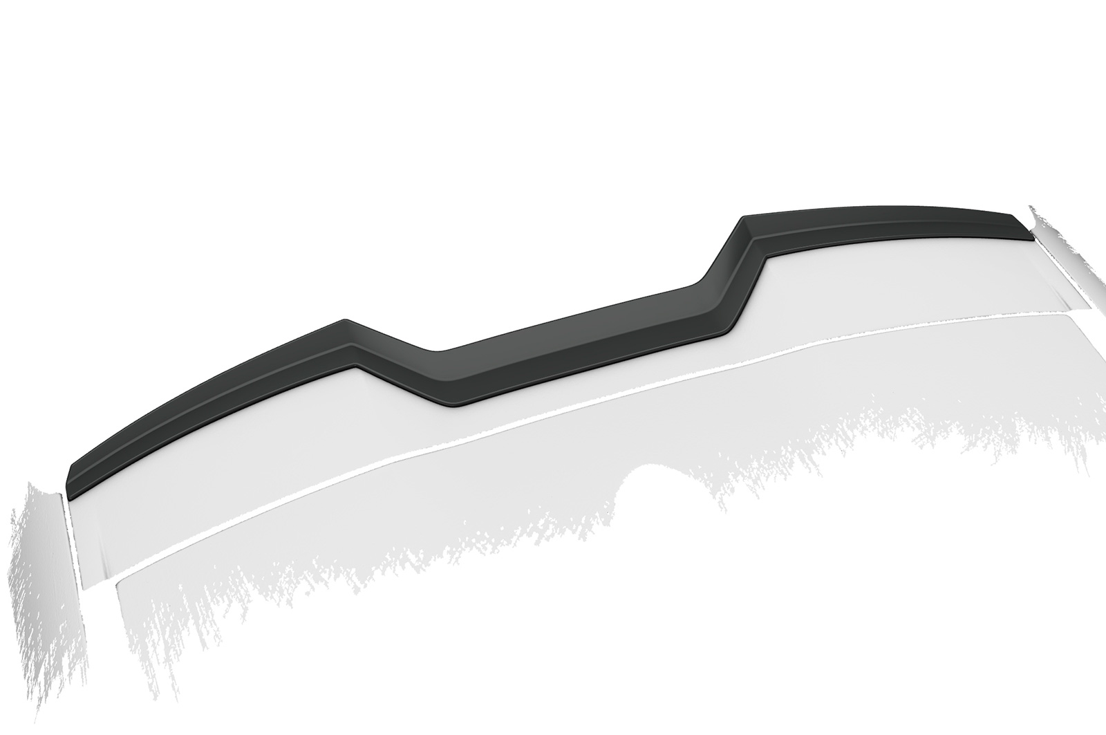 Spoiler passend voor BMW X6 (G06) CSR glans Zwart
